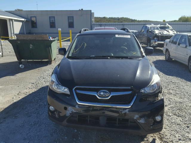 JF2GPAGC4EH312722 - 2014 SUBARU XV CROSSTR BLACK photo 9