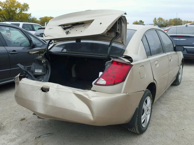 1G8AJ55F67Z173324 - 2007 SATURN ION LEVEL TAN photo 4