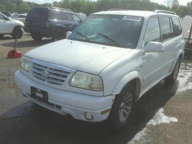 JS3TX92V124124930 - 2002 SUZUKI XL7 PLUS WHITE photo 2