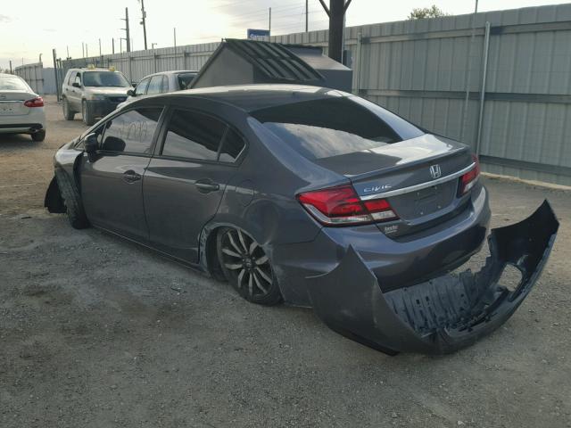 2HGFB2F95FH524191 - 2015 HONDA CIVIC EXL 石墨色 照片 3