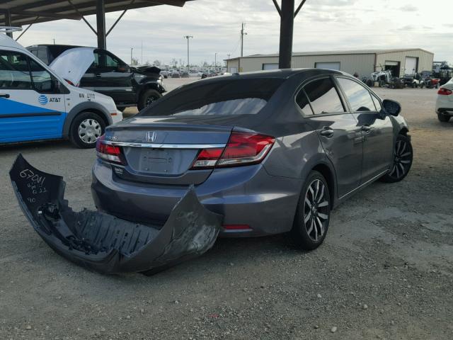 2HGFB2F95FH524191 - 2015 HONDA CIVIC EXL 石墨色 照片 4