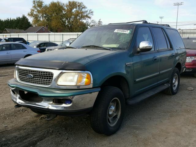 1FMPU18L7WLA80004 - 1998 FORD EXPEDITION GREEN photo 2