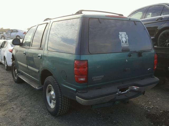 1FMPU18L7WLA80004 - 1998 FORD EXPEDITION GREEN photo 3