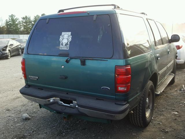 1FMPU18L7WLA80004 - 1998 FORD EXPEDITION GREEN photo 4