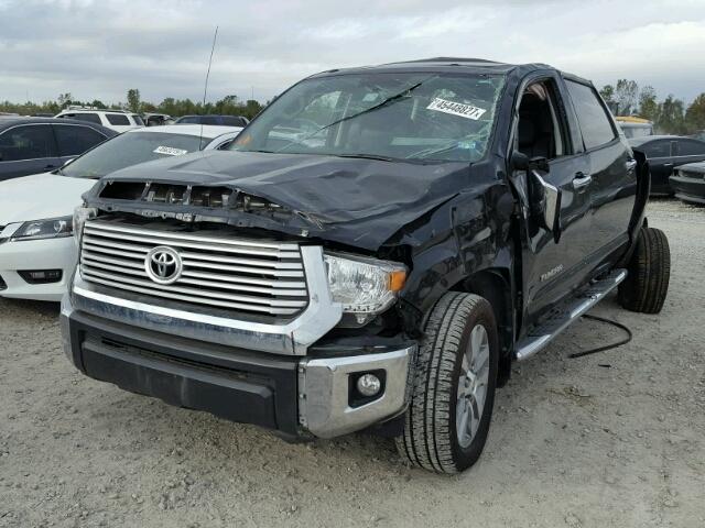 5TFHW5F15FX488618 - 2015 TOYOTA TUNDRA BLACK photo 2