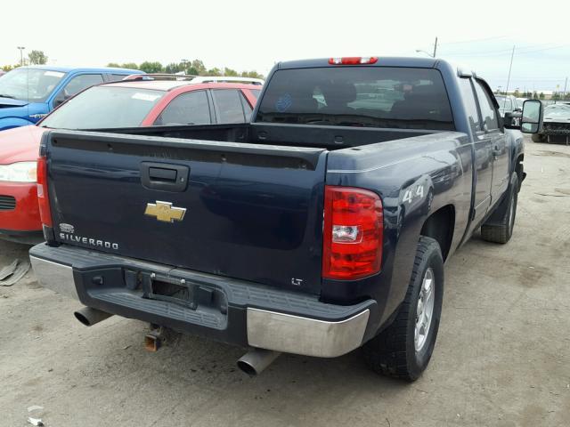 2GCEK19J281258909 - 2008 CHEVROLET SILVERADO BLACK photo 4