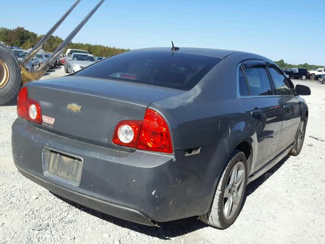 1G1ZG57B894250737 - 2009 CHEVROLET MALIBU LS GRAY photo 4