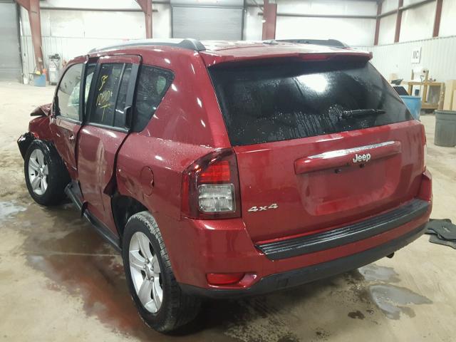 1C4NJDBB5GD506239 - 2016 JEEP COMPASS SP BURGUNDY photo 3
