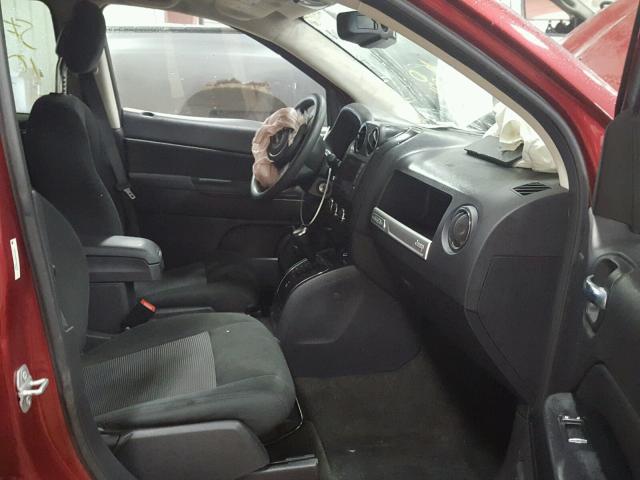 1C4NJDBB5GD506239 - 2016 JEEP COMPASS SP BURGUNDY photo 5