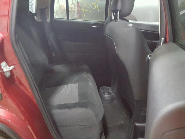 1C4NJDBB5GD506239 - 2016 JEEP COMPASS SP BURGUNDY photo 6