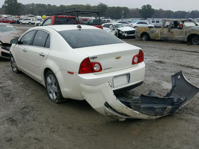 1G1ZC5E02CF276033 - 2012 CHEVROLET MALIBU 1LT WHITE photo 3