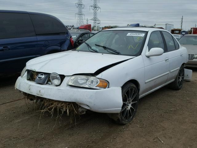 3N1CB51D85L538593 - 2005 NISSAN SENTRA 1.8 WHITE photo 2