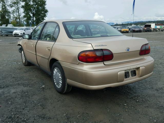 1G1ND52J93M640422 - 2003 CHEVROLET MALIBU GOLD photo 3