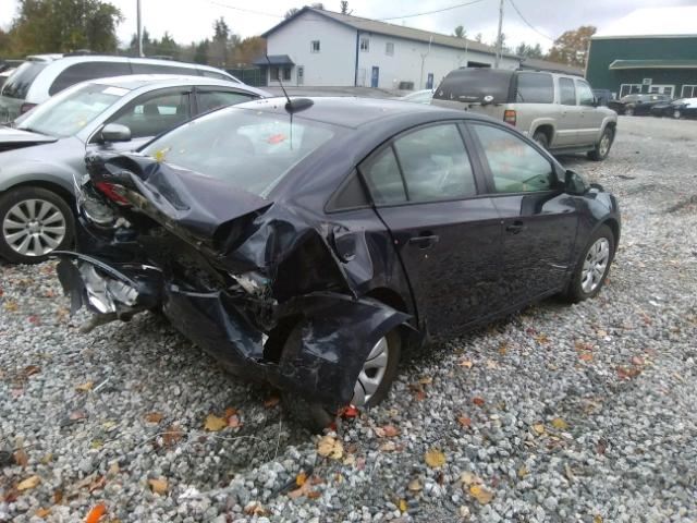 1G1PA5SH0F7105710 - 2015 CHEVROLET CRUZE LS GRAY photo 4