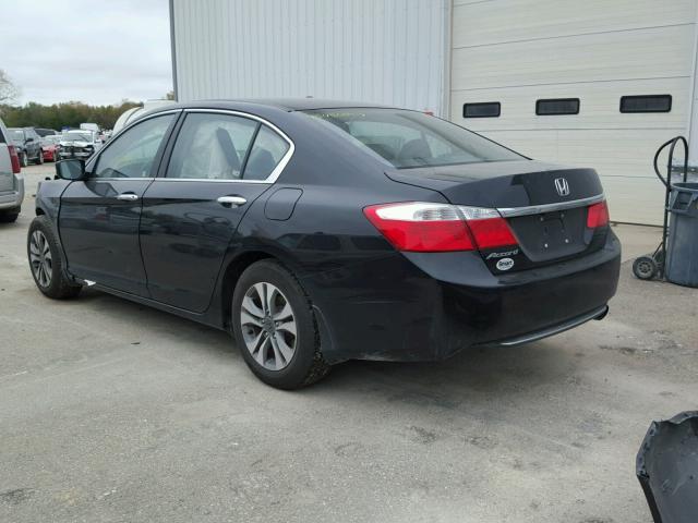 1HGCR2F36FA044007 - 2015 HONDA ACCORD LX BLACK photo 3