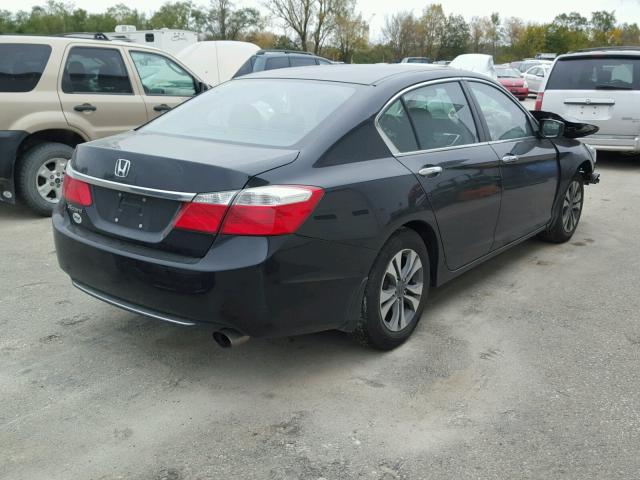 1HGCR2F36FA044007 - 2015 HONDA ACCORD LX BLACK photo 4