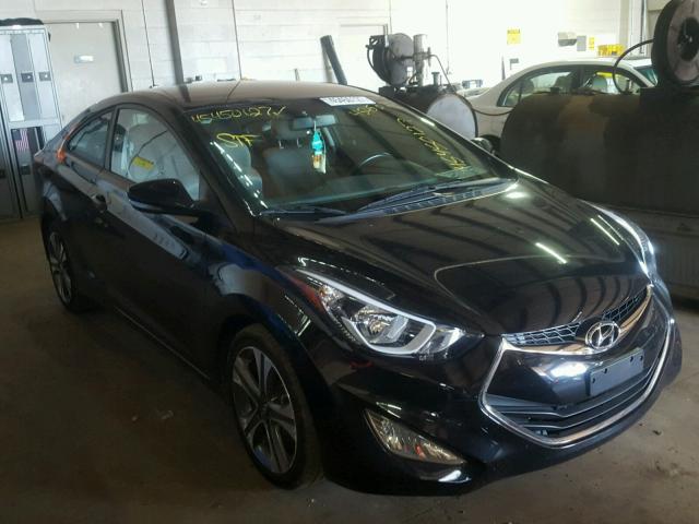 KMHDH6AH5EU024758 - 2014 HYUNDAI ELANTRA CO BLACK photo 1