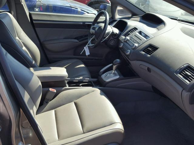 2HGFA16998H345734 - 2008 HONDA CIVIC EXL 灰色 照片 5