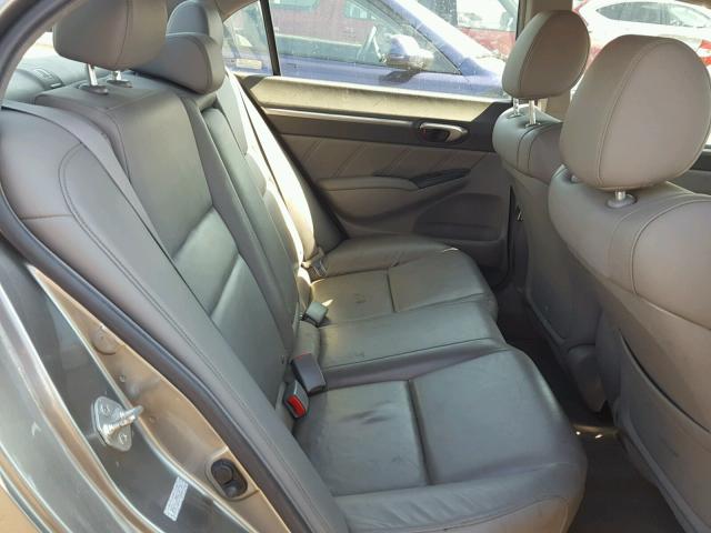 2HGFA16998H345734 - 2008 HONDA CIVIC EXL 灰色 照片 6