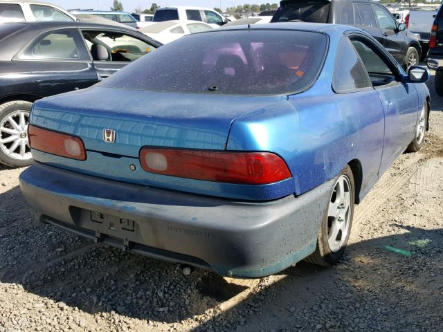 JH4DC239XTS003333 - 1996 ACURA INTEGRA GS BLUE photo 4