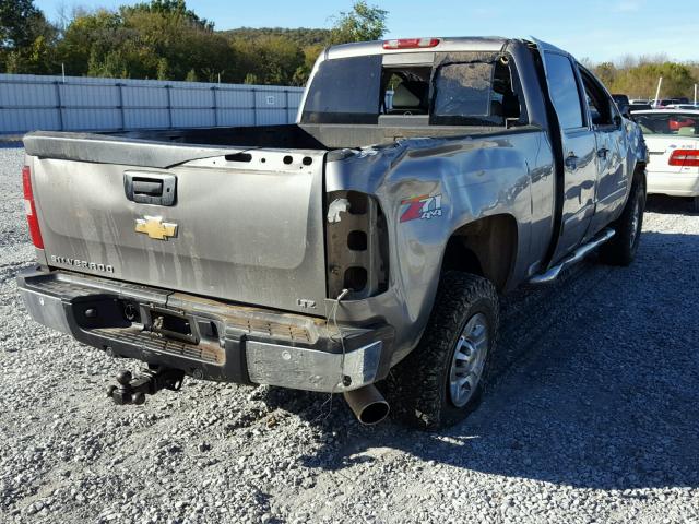 1GCHK23608F130295 - 2008 CHEVROLET SILVERADO SILVER photo 4