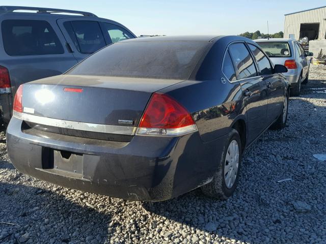 2G1WB58K989164915 - 2008 CHEVROLET IMPALA LS BLUE photo 4