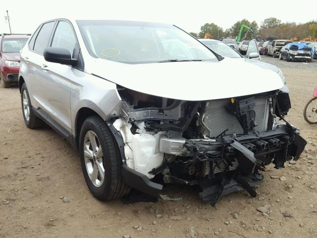 2FMPK4G94GBC55565 - 2016 FORD EDGE SE SILVER photo 1