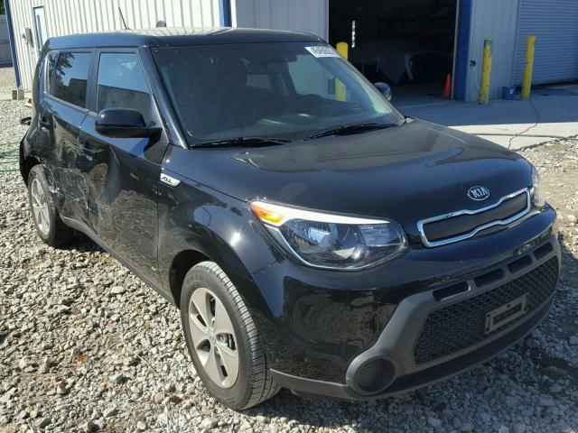 KNDJN2A21F7791480 - 2015 KIA SOUL BLACK photo 1