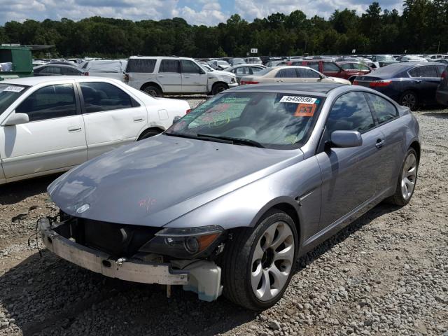 WBAEH73414B190002 - 2004 BMW 645 CI AUT GRAY photo 2