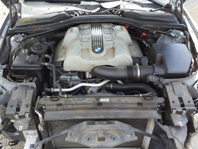 WBAEH73414B190002 - 2004 BMW 645 CI AUT GRAY photo 7