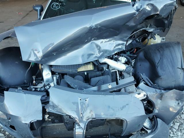 1G2MF35X68Y133774 - 2008 PONTIAC SOLSTICE G GRAY photo 7