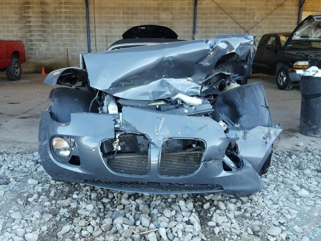 1G2MF35X68Y133774 - 2008 PONTIAC SOLSTICE G GRAY photo 9