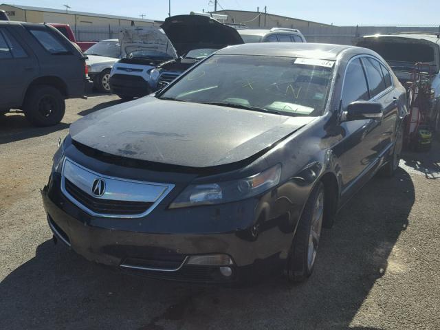 19UUA8F53CA006925 - 2012 ACURA TL BLACK photo 2