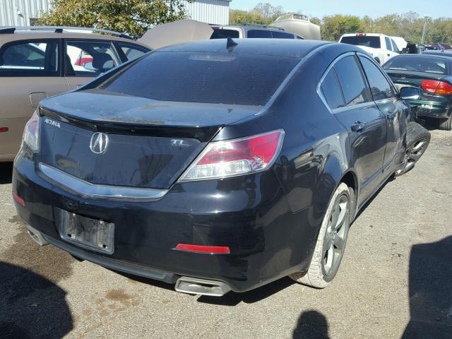 19UUA8F53CA006925 - 2012 ACURA TL BLACK photo 4