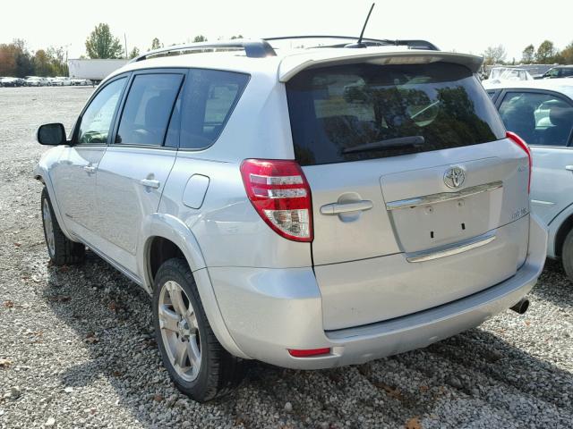 JTMRF4DV6B5040351 - 2011 TOYOTA RAV4 SPORT SILVER photo 3