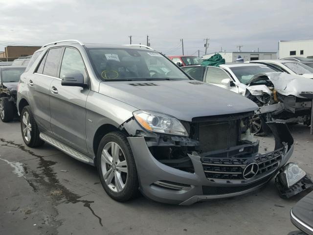 4JGDA5HB4CA042392 - 2012 MERCEDES-BENZ ML 350 4MA SILVER photo 1