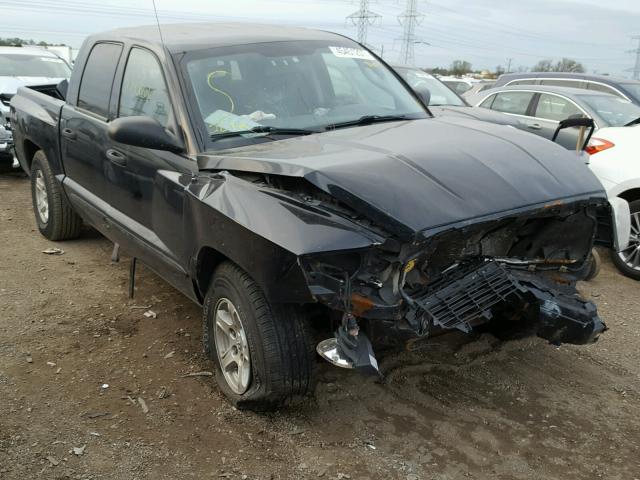 1D7HW48N95S317348 - 2005 DODGE DAKOTA QUA BLACK photo 1