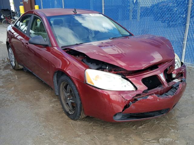 1G2ZG57B494141476 - 2009 PONTIAC G6 RED photo 1