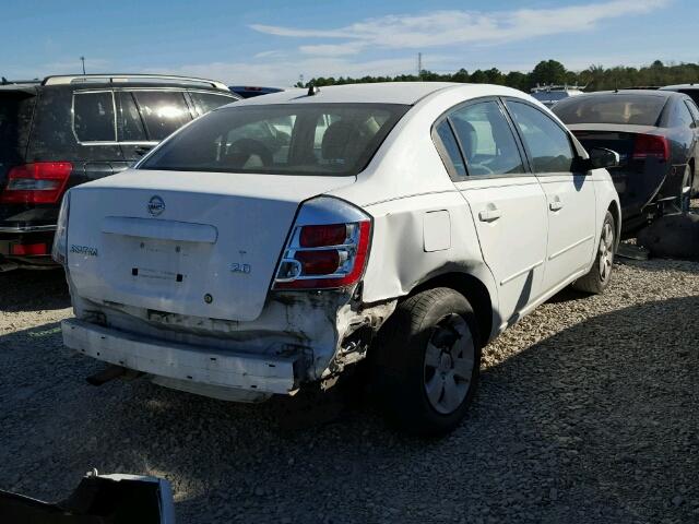 3N1AB61E97L720781 - 2007 NISSAN SENTRA 2.0 WHITE photo 4