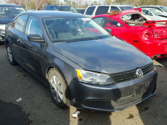 3VW2K7AJ6CM324992 - 2012 VOLKSWAGEN JETTA BASE 灰色 照片 1