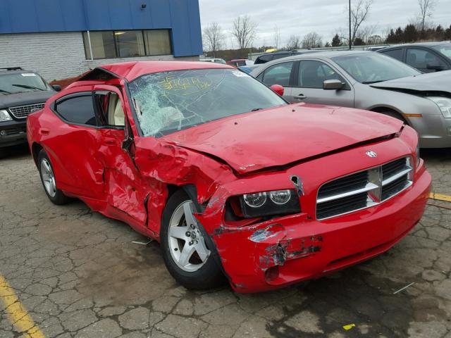 2B3CA2CV0AH317319 - 2010 DODGE CHARGER RED photo 1