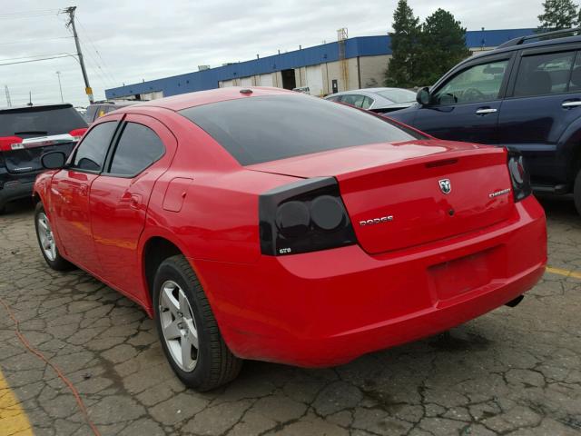 2B3CA2CV0AH317319 - 2010 DODGE CHARGER RED photo 3