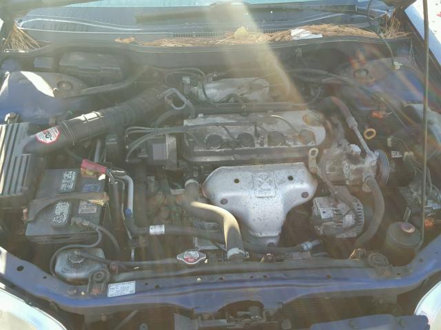 1HGCG32512A003037 - 2002 HONDA ACCORD EX BLUE photo 7