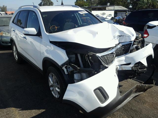 5XYKT4A77FG640471 - 2015 KIA SORENTO LX WHITE photo 1