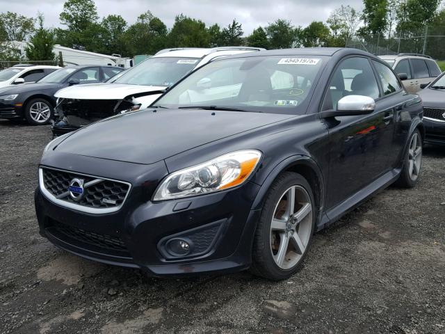 YV1672MK2B2236180 - 2011 VOLVO C30 T5 BLACK photo 2