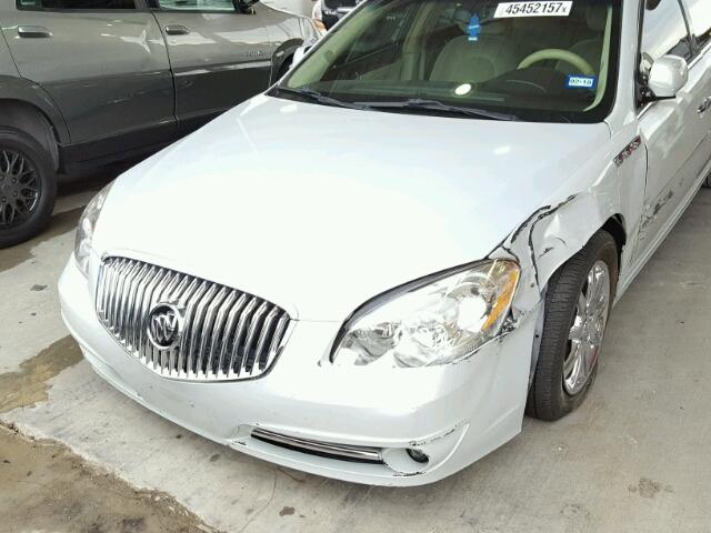 1G4HA5EM1AU118377 - 2010 BUICK LUCERNE CX WHITE photo 9