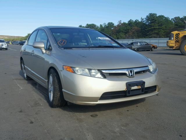 1HGFA16898L052104 - 2008 HONDA CIVIC EX GOLD photo 1