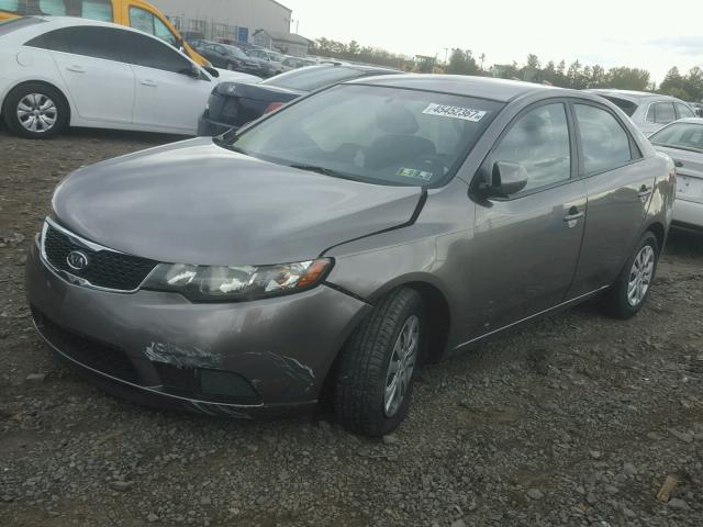 KNAFU4A29C5540862 - 2012 KIA FORTE EX GRAY photo 2