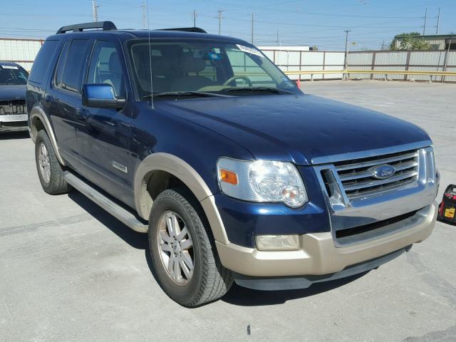 1FMEU64E18UA10670 - 2008 FORD EXPLORER E BLUE photo 1