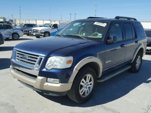 1FMEU64E18UA10670 - 2008 FORD EXPLORER E BLUE photo 2